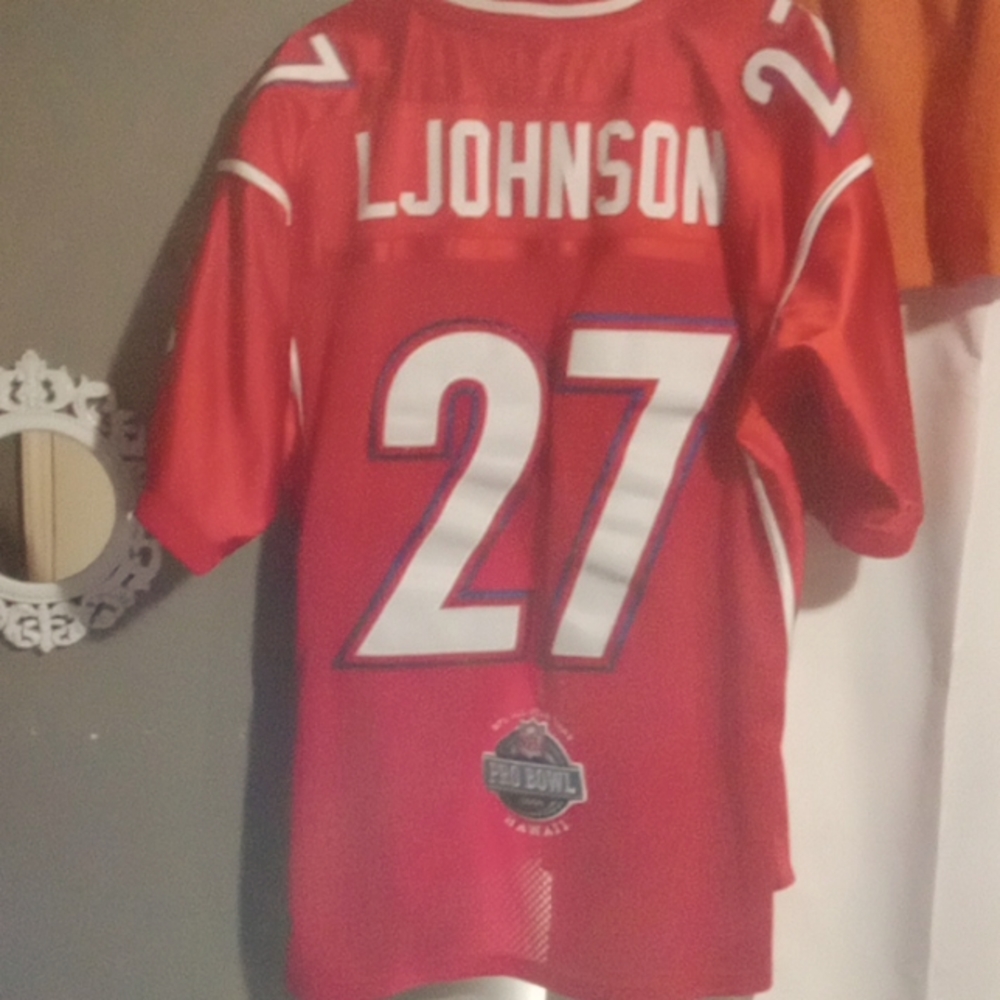 L.Johnson #27 all star pro bowl jersey